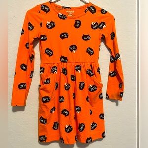 Halloween theme long sleeve dress.